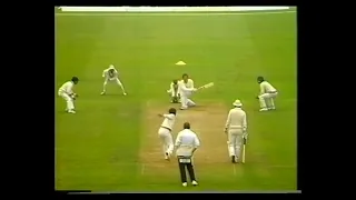 ENGLAND v INDIA 2nd TEST MATCH DAY 1 OLD TRAFFORD JUNE 24 1982