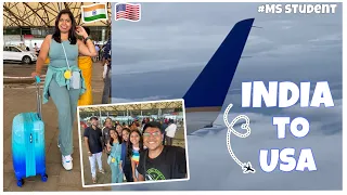 Starting a New Journey: India to USA 🇮🇳✈️🇺🇸 | #master #students | DHRUTI JOSHI