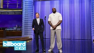 Shaquille O'Neal & Jimmy Fallon Perform a Lip-Sync Duet on 'The Tonight Show' | Billboard News