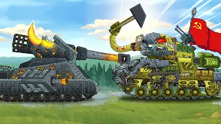 I will smash Leviathan with my hammer! Pike VS Leviathan - Cartoons about tanks