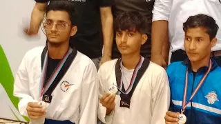 Prince Taekwondo Yahya Gold Medal Karachi Open 2024 Nice Sparring Fights trending viral video shorts