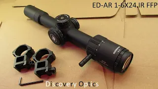 RifleScope DiscoveryOPT ED-AR 1-6X24IR FFP Firearms Rifle Scope Discovery Optics ED HD HS HT