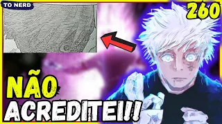 😱OFICIAL: SATORU GOJO VOLTA PARA ASSOMBRAR SUKUNA! JUJUTSU KAISEN 260 SPO