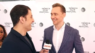 Tom Hiddleston at "The Night Manager" Tribeca 2016 Premiere with Arthur Kade