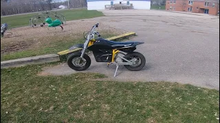 Riding Supermoto Razor In Town