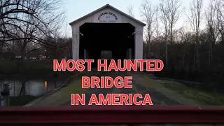 EXTREMELY HAUNTED BRIDGE! WE INVESTIGATE SPIRIT NEAR MOST HAUNTED HOUSE IN U.S. (WILLOWS WEEP)