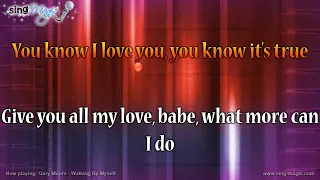 Gary Moore   Walking By Myself Karaoke Version Instrumental