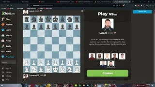 MAGNUS CARLSEN BOT vs ME new at chess vs 3200 Trophies BOT too