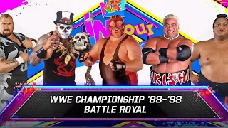 WWE 2K23 Vader vs Yokozuna vs Rikishi vs Papa Shango vs Bam Bam Bigelow - Battle Royal