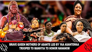 BRAVE QUEEN MOTHERS OF ASANTE LED BY YAA ASANTEWAA TROOPED TO MANHYIA TO HONOR NANANOM