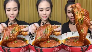 asmr mukbang chinese food eating show | big pig's trotter，pig's feet