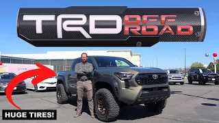 "Lifted" 2024 Toyota Tacoma TRD Off-Road: The New Tacoma Can Handle HUGE Tires!