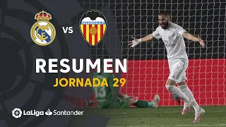 Resumen de Real Madrid vs Valencia CF (3-0)