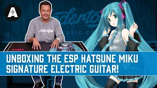 Unboxing the ESP Hatsune Miku Signature Electric Guitar!