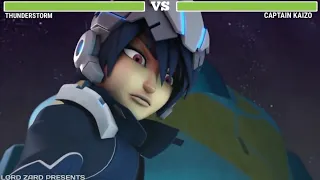 Boboiboy vs Captain Kaizo final battle WITH HEALHBARS