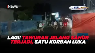 Tawuran Jelang Sahur di Kab. Bekasi, Satu Orang Terluka saat Hendak ke Masjid #iNewsSiang 27/03