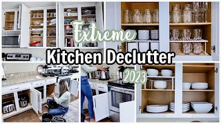 ✨MINIMIZE WITH ME | KITCHEN DECLUTTER AND ORGANIZE | SPRING CLEANING MOTIVATION 🌸