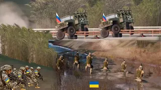 The bloody tragedy on the bridge that killed 500 Russian soldiers has just occurred in Maryinka,