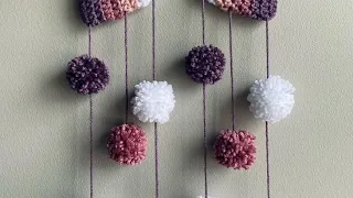 Wow! brilliant idea !! wall decor  You will love what I made with colorful wool yarns! let's watch