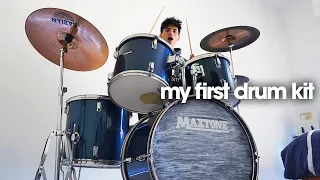 I played my FIRST DRUM KIT again after 9 YEARS!