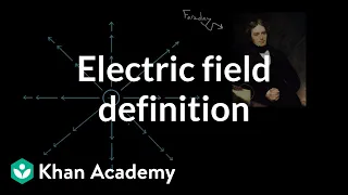 Electric field definition | Electric charge, field, and potential | Physics | Khan Academy