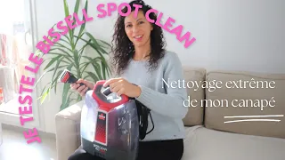 BISSELL SPOTCLEAN PROHEAT | Nettoyeur vapeur pour canapé ⚠️Le résultat n’est pas parfait !