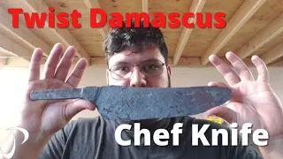 Making a Damascus Chef Knife Pt 1