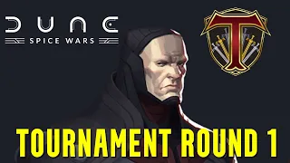 Dune: Spice Wars Tournament Round 1 - Harkonnens, Corrino, Fremen, Atreides