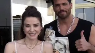 Özge Gürel and Can Yaman met for the new project#özgegürel #serkançayoğlu #canyaman #keşfet