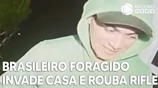 Brasileiro foragido nos EUA invade casa e rouba rifle