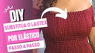 COMO SUBSTITUIR O LASTEX POR ELÁSTICO DE FORMA PRÁTICA EM SUAS PEÇAS E SEM ERRO Fabi arte e costura1