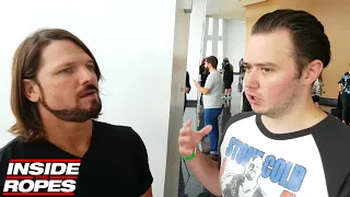 AJ Styles explains what'll happen when he faces Brock Lesnar, talks Triple H to SmackDown Live