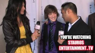 AUSTIN MACDONALD w/ TYRONE TANN & DELANIE ARMSTRONG - Young Artist Awards