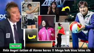 MIRIP MILITER" Yola kaget di ospek latian keras🔥Mega di juluki senior di Korea🥶terbaru ini berita