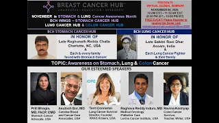 Nov 08,2020: Stomach, Lung & Colon Cancer Awareness, BCH WINGS organized virtual global seminar