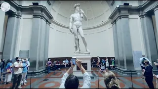 VR 3D Travel Experience: Seeing David by Michelangelo in Florence, Italy for first time (MUST SEE)
