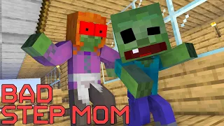 Monster School : BAD STEP MOM - Minecraft Animation