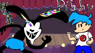 FNF Vs Pibby Oswald Rabbit’s Glitch full animation (music by Jakeneutron)