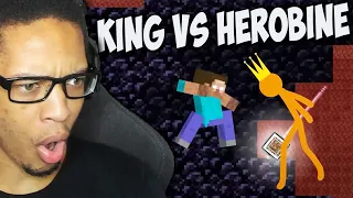 The King - Animation vs. Minecraft Shorts Ep 30 REACTION