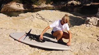 Girl get Seabike Board on a Water Trip!