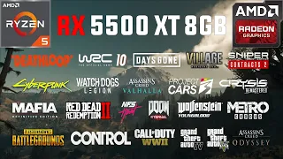 RX 5500 XT 8GB Test in 30 Games in 2021