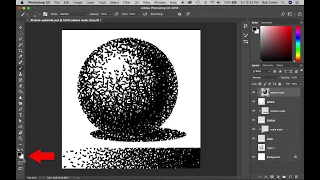 Using Ramdom Marks to Create a Sphere in Photoshop CC