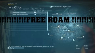 HOW TO GET TO FREE ROAM METAL GEAR SOLID 5