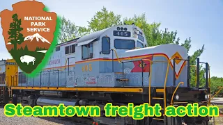 Steamtown freight train action