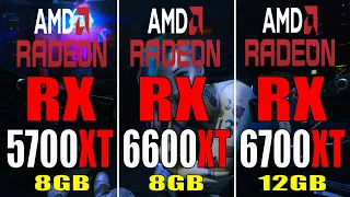 RX 5700XT vs RX 6600XT vs RX 6700XT || PC GAMES TEST ||