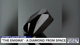 ‘The Enigma.’: Giant 555.55-carat black diamond heads to auction