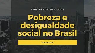 Pobreza e desigualdade social no Brasil