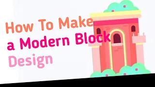 How to make a Modern Block Design in Geometry Dash [TUTORIAL #3]