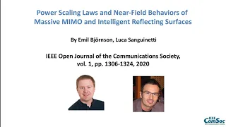 Power Scaling Laws and Near-Field Behaviors of Massive MIMO and Intelligent Reflecting Surfaces