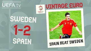 SWEDEN 1-2 SPAIN, EURO 2008 | VINTAGE EURO